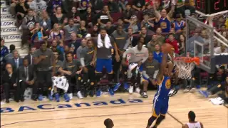 Andre Iguodala's Alley Oop Slam for the NBA Preseason Debut