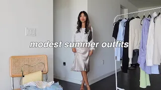 modest (and cute) summer outfit ideas