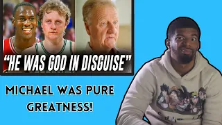 LEBRON FAN REACTS TO Larry Bird "God disguised as Michael Jordan" - FULL Story! MJ 63 Point Game!