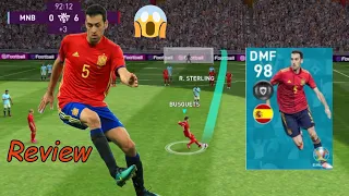 BUSQUETS 98 RATING REVIEW !! PES 2020 MOBILE