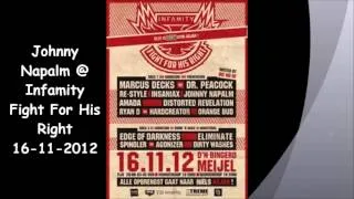 Johnny Napalm @ Infamity Fight For His Right 16 11 2012 D'n Bingerd Meijel NL,)