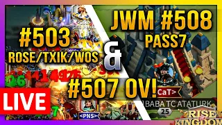 Anthem #508 #503 #507 🔴JWM Baba - W0S r0se TXIK - OV! [ALL SUBTITLES] - Rise of Kingdoms ROK Fleisch