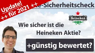 Heineken Aktienanalyse – Update 2021: Wie sicher ist die Aktie? (+günstig bewertet?)