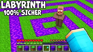 WER Bricht SCHNELLER aus dem SICHERSTEN LABYRINTH Aus in MINECRAFT !?