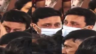 Kichcha Sudeepa Shed Tears At Puneeth Rajkumar Final Rites | TFPC