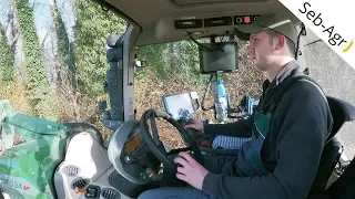 [GOPRO]   Fendt 724 au chargement de fumier épandage [Cabin-View]