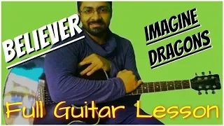 Believer [Imagine Dragons] Guitar Tabs/Chords/Strumming Lesson | Believer Guitar Cover/Tutorial