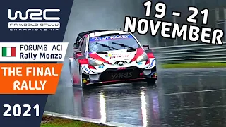 COMING SOON : WRC FORUM8 ACI Rally Monza 2021