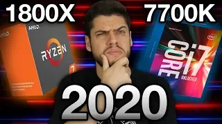 i7 7700K vs Ryzen 7 1800X em 2020: MAIS NÚCLEOS ou MAIS IPC e CLOCK? O que mudou nos JOGOS? Compensa