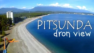 Pitsunda Abkhazia. Dron view