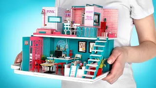 How to Build a Miniature Pink Cafe