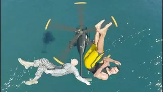 GTA 5 WATER Ragdolls Jump/Fall Compilation (GTA 5 Fails Funny Moments)