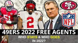 49ers Free Agency News & Rumors: 49ers 2022 NFL Free Agents Ft. Jason Verrett & Laken Tomlinson