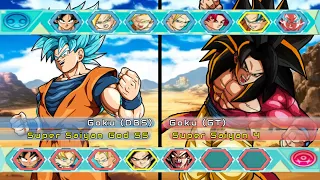 Super Goku Vs Gt Goku - Dragon Ball Z Budokai Tenkaichi 3 (NEW ISO)