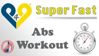 Super Fast Abs Workout - Level 1 (No Music)