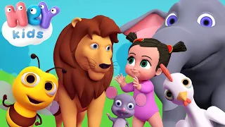 حيوانات للاطفال بالعربي | اغاني حيوانات | اصوات الحيوانات | أغاني أطفال - HeyKids Arabic