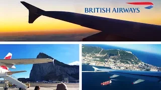 STUNNING TAKE OFF! British Airways Airbus A320 Gibraltar to London Heathrow FULL FLIGHT