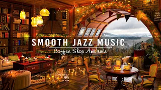 Cozy Coffee Shop Ambience & Smooth Jazz Music ☕ Soothing Jazz Instrumental Music to Work,Study,Focus