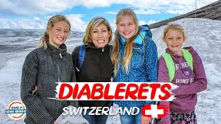 Glacier 3000 & Les Diablerets Switzerland - Journey to The Top of the World | 90+ Countries w 3 Kids