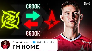 HE's BACK! The whole TRUTH about the TRANSFER of DEVICE to ASTRALIS. CS:GO NEWS