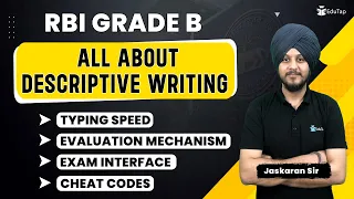 All About Descriptive Writing | RBI Grade B Descriptive Paper Preparation | RBI Exam Nottification