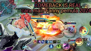 GAMEPLAY FANNY 2024 - cara main Fanny pemula - mobile legends | Fanny pak wito