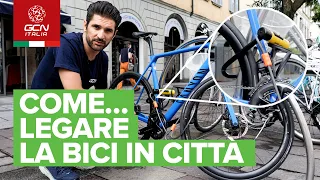 Come legare la bici in modo sicuro