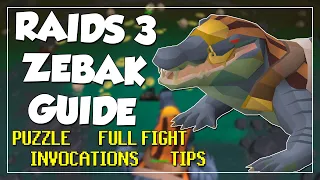 In-depth Zebak Guide For Raids 3 - Puzzle, Fight, Invocations (OSRS Tombs of Amascut)