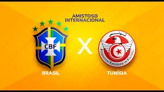 Brasil x Tunísia (AO VIVO)  Comentaristas sp0rtv