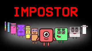 If Numberblocks were Among Us Characters