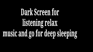 dark screen monsoon night sound for sleeping