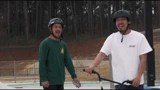 BMX TEAM RIDERS SESH in MURASAKI PARK KASAMA