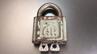 [440] Vintage Russian Dual Custody Padlock Picked