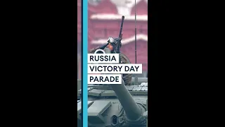 Russia shows off its military might during Victory Day parade #Shorts