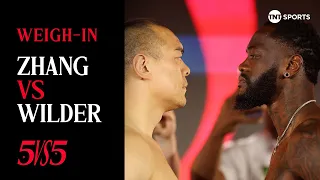 Zhilei Zhang vs Deontay Wilder | Weigh-In | 🥊 5 vs 5: Queensberry vs Matchroom 🔥