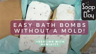 New Bath Bomb Designs + Recipe and Humidity Tips!