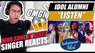 Indonesian Idol Alumni Menyanyi Lagu "Listen" | SINGER REACTION