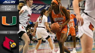 Miami vs. Louisville Condensed Game | ACC Women’s Basketball (2021-22)