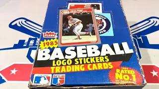 1985 FLEER BASEBALL CARDS!  THROWBACK THURSDAY!