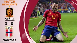 Spain vs Norway 3–0 Highlights | EURO 2024 Qualifying |