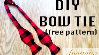 DIY Bow Tie PERFECT for a Holiday GIFT