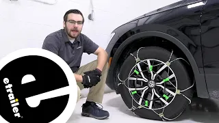 etrailer | Titan Chain Diagonal Alloy Cable Snow Tire Chains Installation - 2021 Volkswagen Tiguan