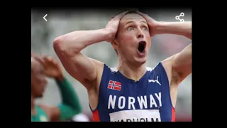 Norway's Karsten Warholm breaks world record to win gold in men's 400m hurdles #tokyo_olympics2021