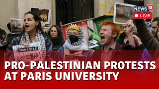 Pro Palestine Protest In Paris | Students At Prestigious Paris University Occupy Campus Building