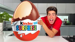 HACEMOS EL HUEVO KINDER GIGANTE MAS GRANDE DEL MUNDO !!!