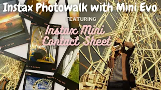 Sunset by the Bay ☀️ II Photowalk with Mini Evo II Instax Mini Contact Sheet II SM Mall of Asia