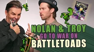 Nolan North and Troy Baker go to war on Battletoads