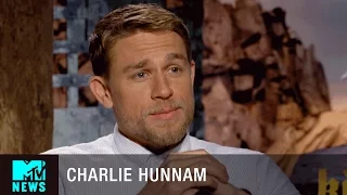 Charlie Hunnam Got Caught Stealing From The 'King Arthur' Set | MTV News
