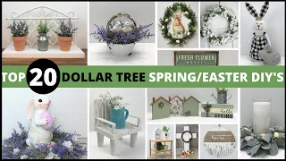 20 Dollar Tree Spring Diys/Top Dollar Tree Spring and Easter Decor Diys