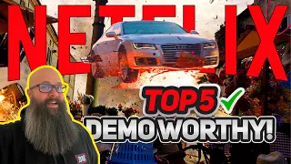 TOP 5 "DEMOWORTHY" NETFLIX MOVIES (for Home Theater!) With Timestamps!